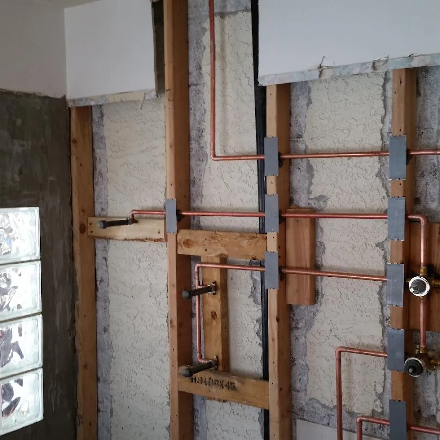 Copper pipe installation for Burst Pipe Repair in Moore